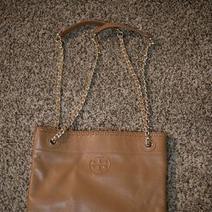 Tory Burch Marion Brown Leather Bag